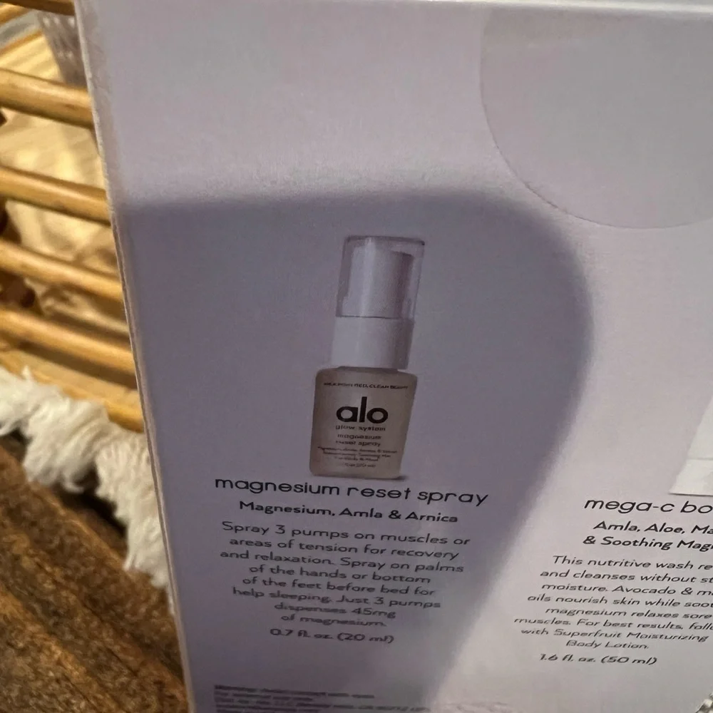 ALO Yoga Best-Seller Mini Duo - Glow System, NIB, unopened.